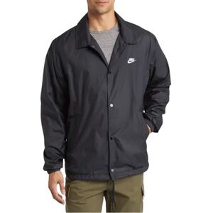 Nike M club coach windbreaker jacket with snap buttons